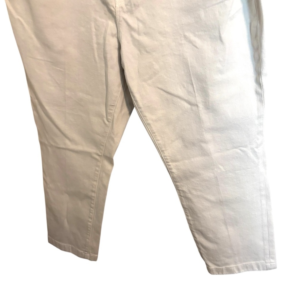 Good American‎ Good Classic Cream High Rise Skinny-ish Fit Size 22 NWT - Picture 5 of 10